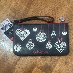 Brighton Christmas Love Notes Wristlet NWT